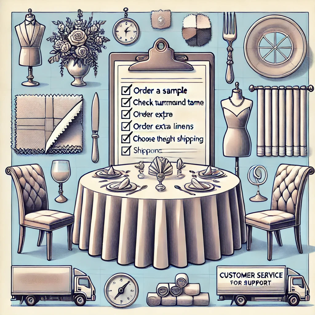 5 Essential Tips for First-Time Customers Ordering Table Linens from Urquid Linen
