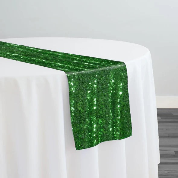 Emerald Kelly Green Table Runner