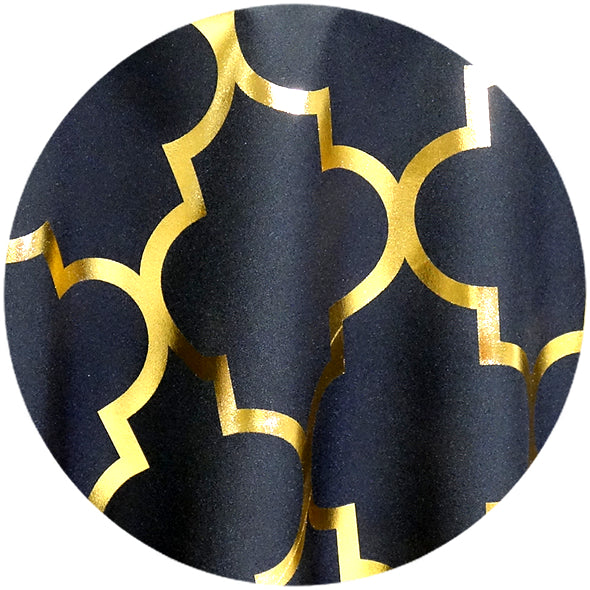 Shop Table Linens in Style: Metallic Prints