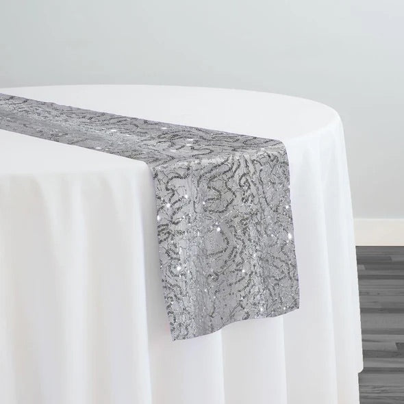 Silver Table Runner