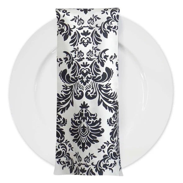 Buy Wholesale Table Dinner Napkins in Black White