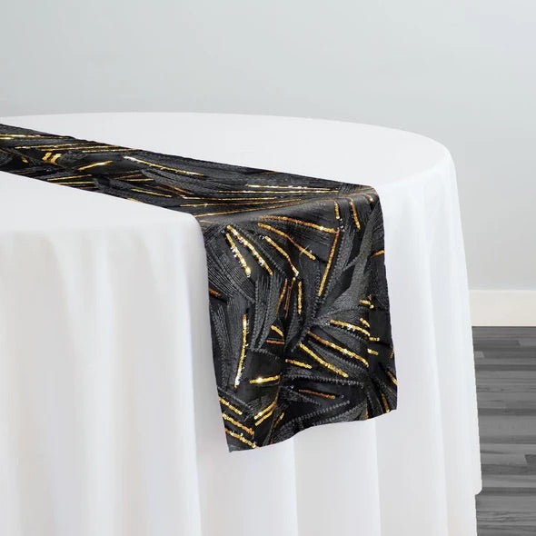 Black Gold Table Runner