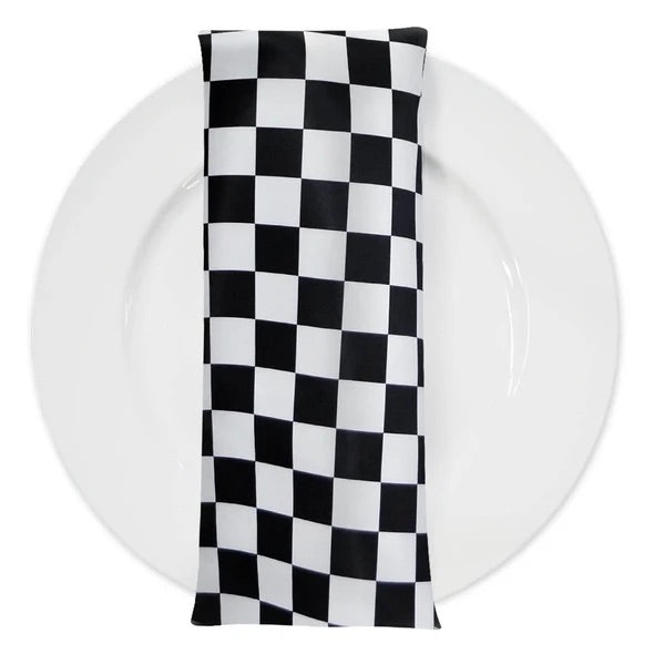 Checker Table Napkin for Dinner