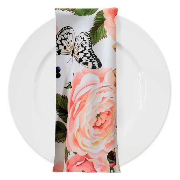 Floral and Tropical Print Table Napkin for Dinner
