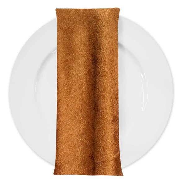 Rust Copper Table Napkin for Dinner