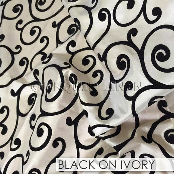 BLACK ON IVORY