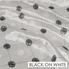 BLACK ON WHITE