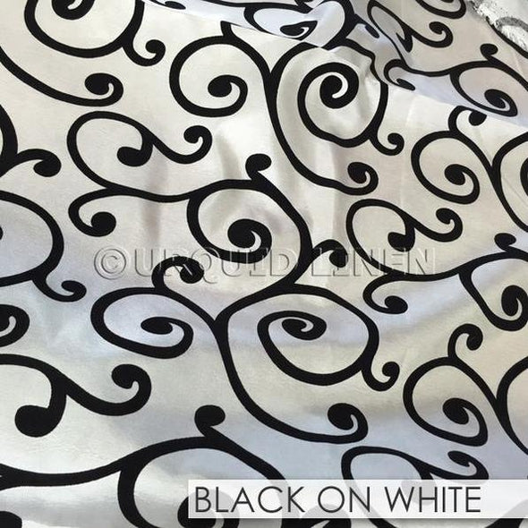 BLACK ON WHITE