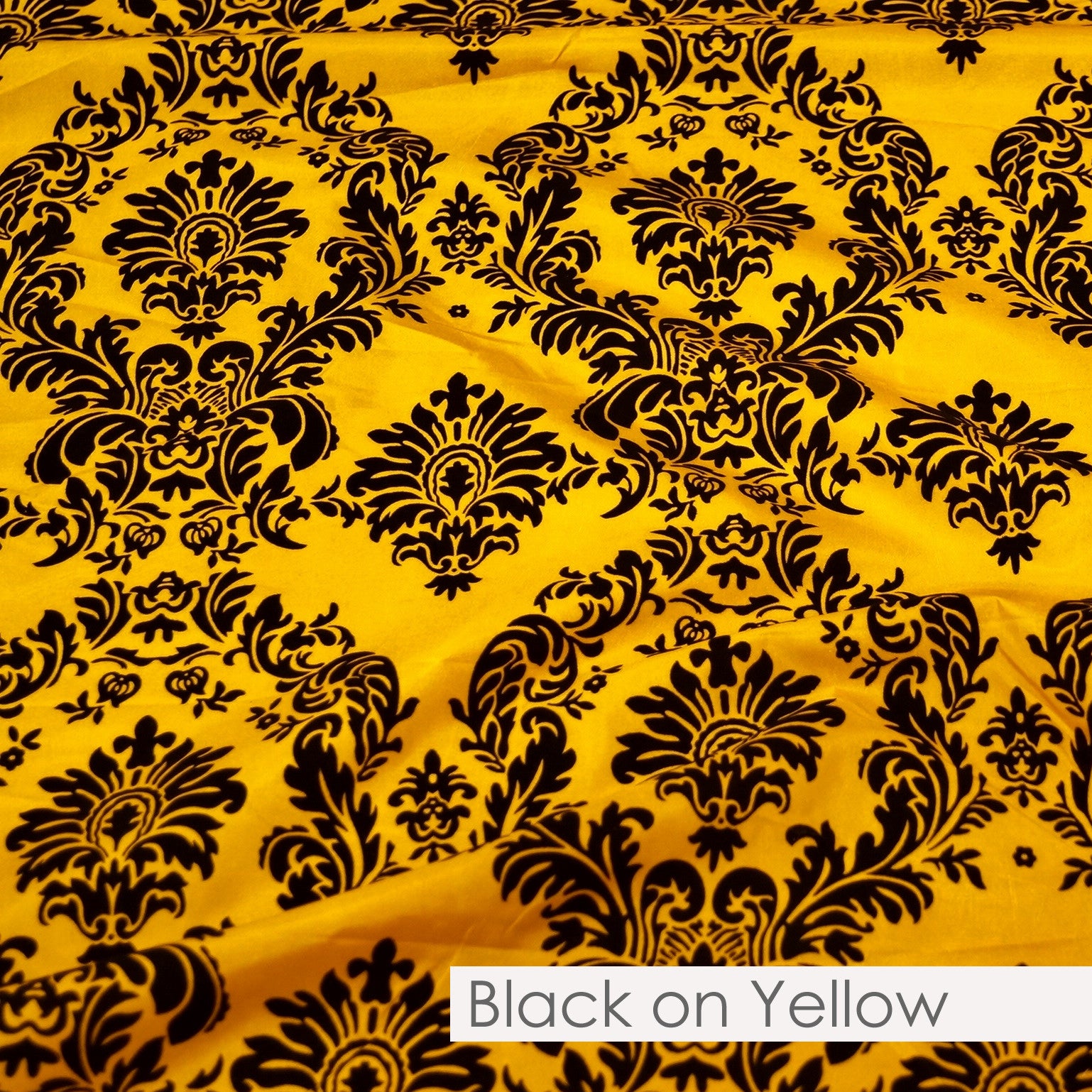 BLACK ON YELLOW