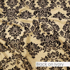 BLACK ON IVORY