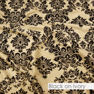 BLACK ON IVORY