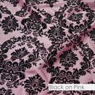 BLACK ON PINK