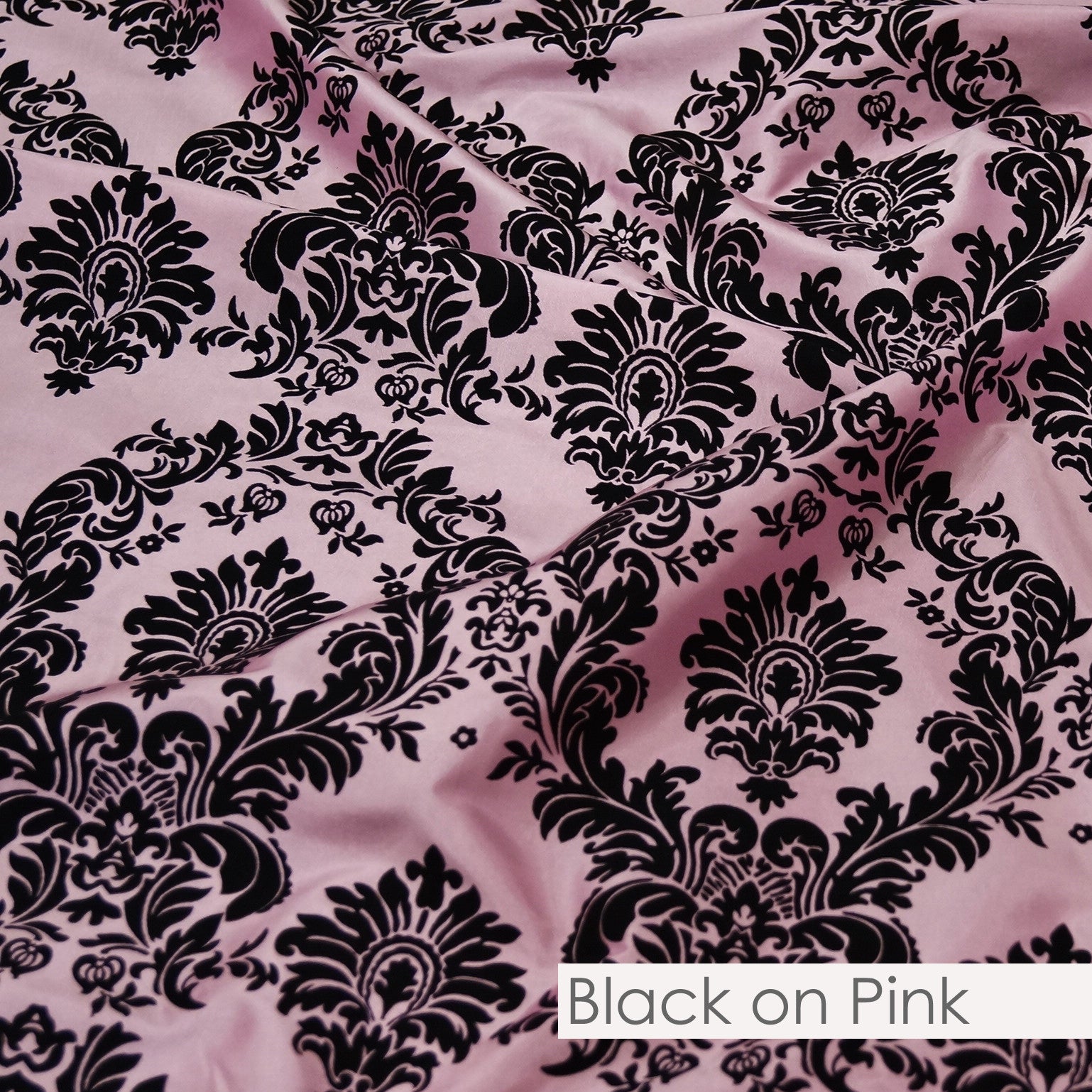 BLACK ON PINK