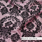 BLACK ON PINK