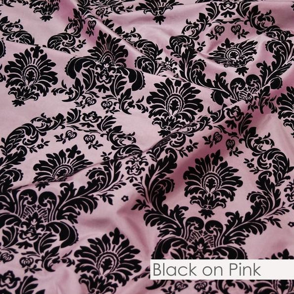 BLACK ON PINK