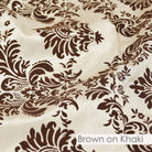 BROWN ON KHAKI