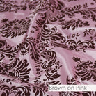 BROWN ON PINK