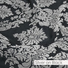 SILVER ON BLACK