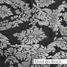 SILVER ON BLACK