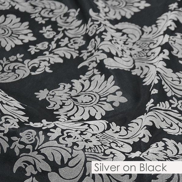 SILVER ON BLACK