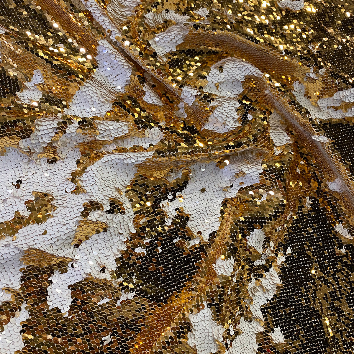 Gold and White