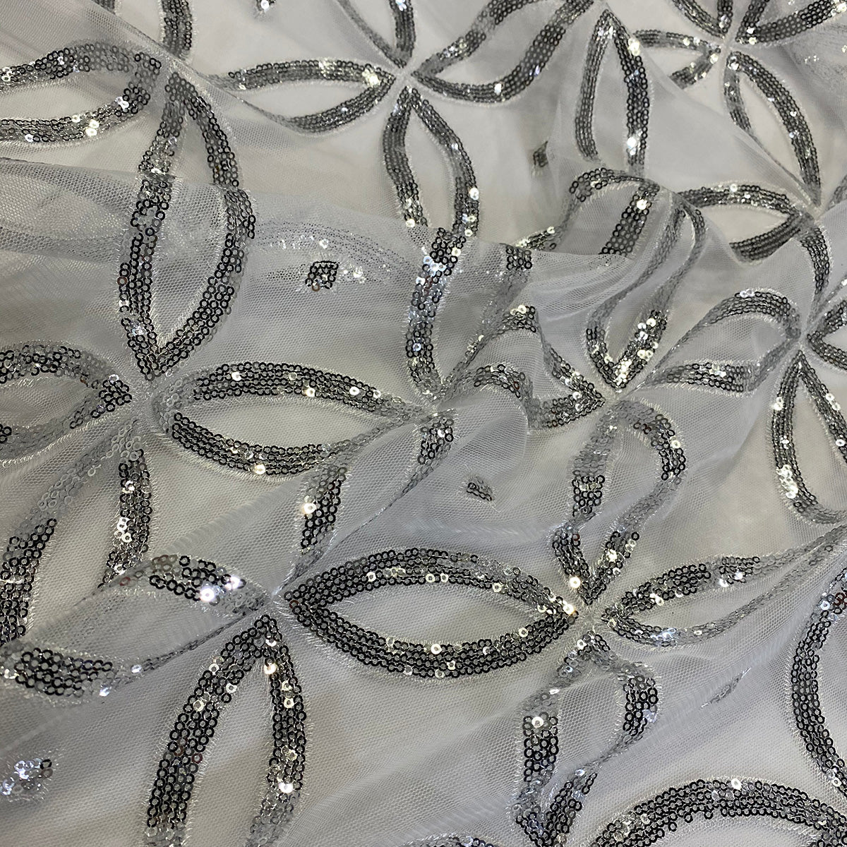 Silver and White