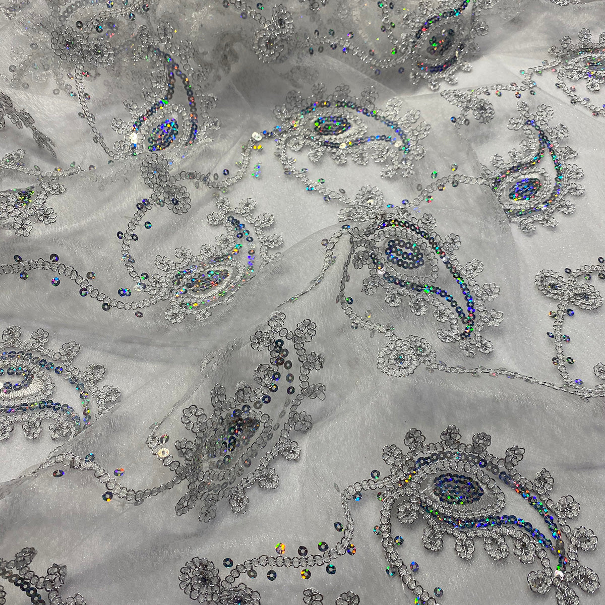Silver and White