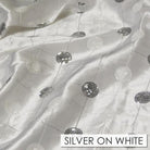 SILVER ON WHITE