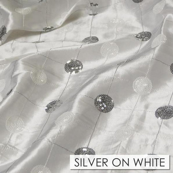 SILVER ON WHITE